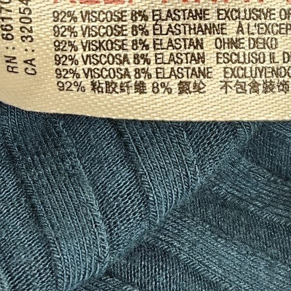 Free People Movement Blissed Out Rib Mock Neck Henley Hoodie in Teal Size Small - Picture 14 of 15